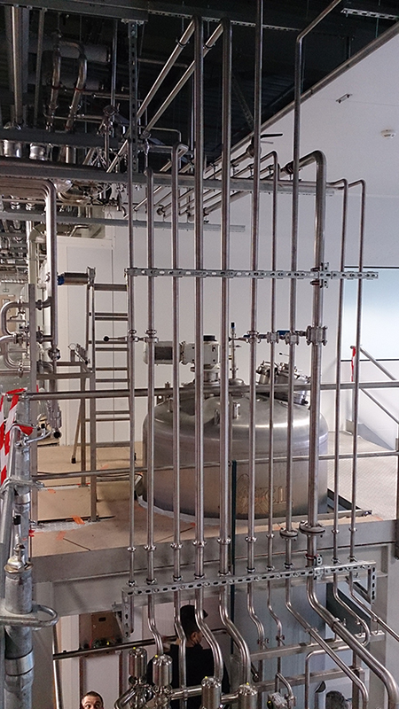 Installation ATEX en cours de montage